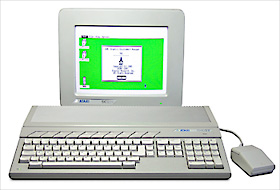 Atariの1040STコンピュータ